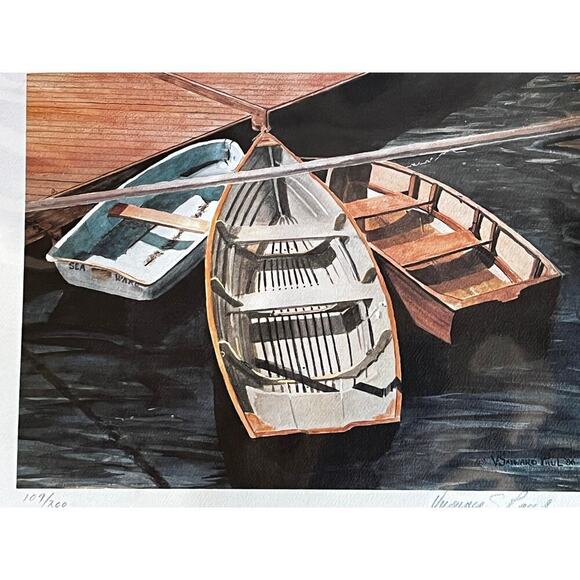 ART Print signed from Virginia Sayward Paul.  “Ladies in waiting” - Picture 2 of 6